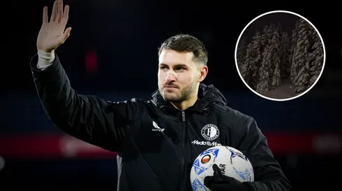 Santi Giménez presumió su descanso navideño en la nieve.