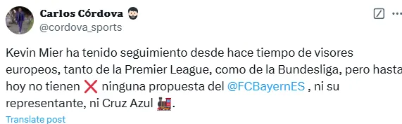 Información de Carlos Córdova