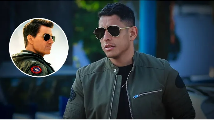 Luis Romo sorprendió con su look a lo Top Gun en La Noria.