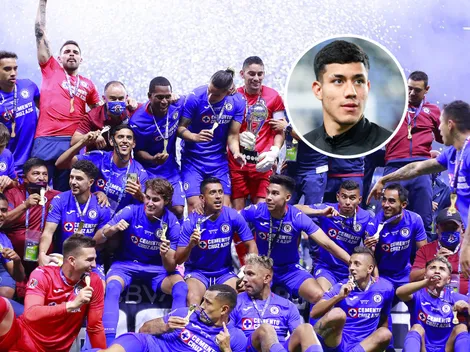 Omar Campos presenció la obtención de la Novena de Cruz Azul