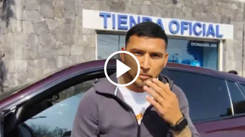 Juan Escobar le habló a los fanáticos de Cruz Azul.