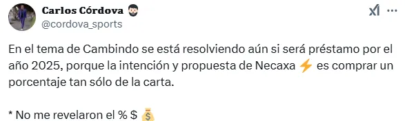 Información de Carlos Córdova