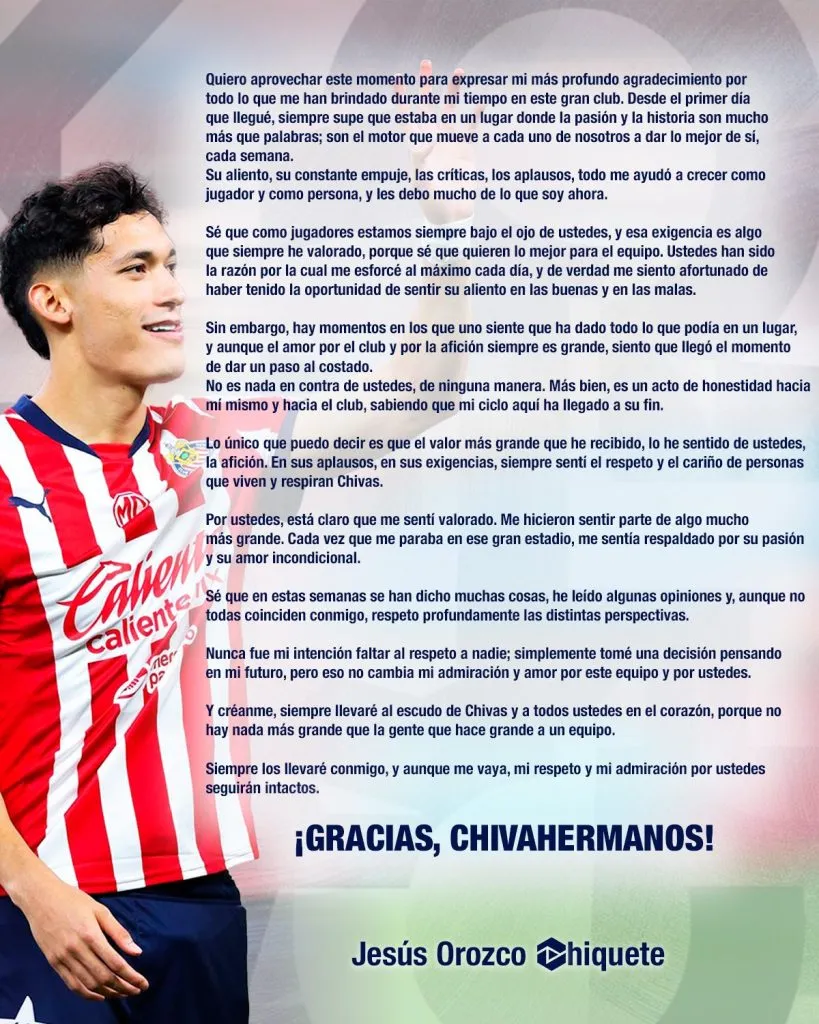 Chiquete quedó de nuevo en medio de la polémica.