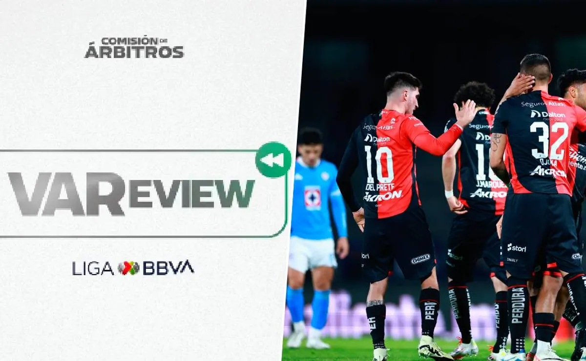 Revelaron los audios del VAR tras el gol de Atlas vs. Cruz Azul