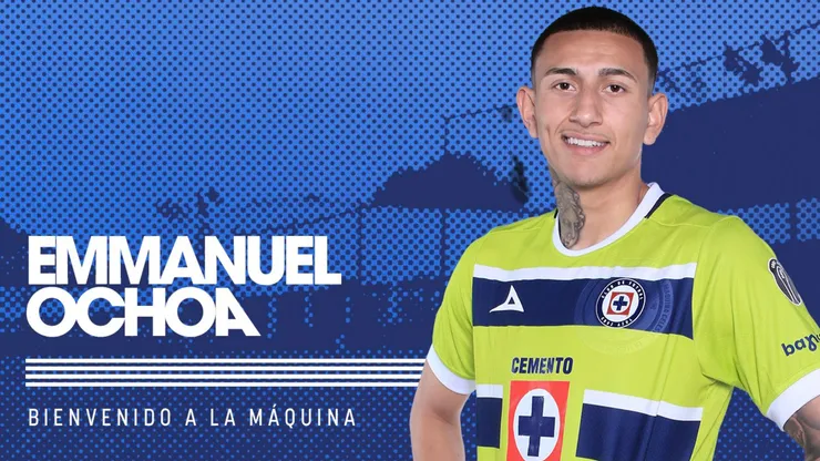 Cruz Azul presume a su nuevo fichaje: Emmanuel Ochoa
