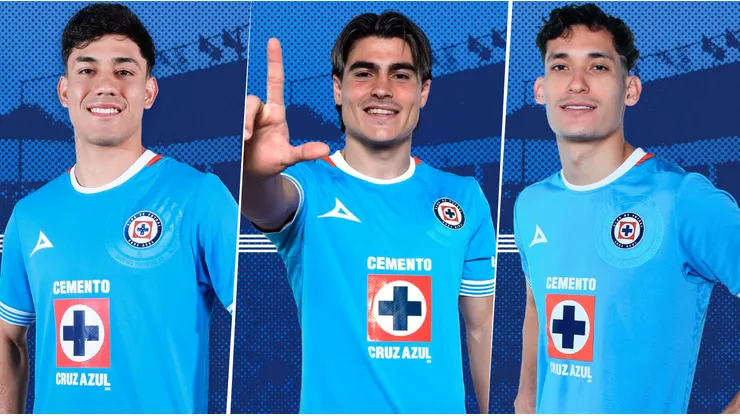 Omar Campos, Luka Romero y Chiquete Orozco son refuerzos de Cruz Azul.