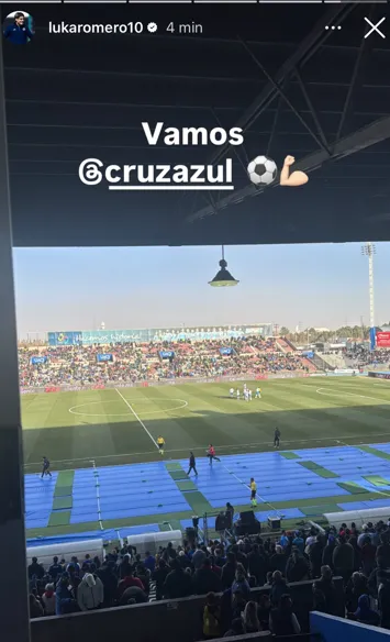 Publicación de Romero en Instagram