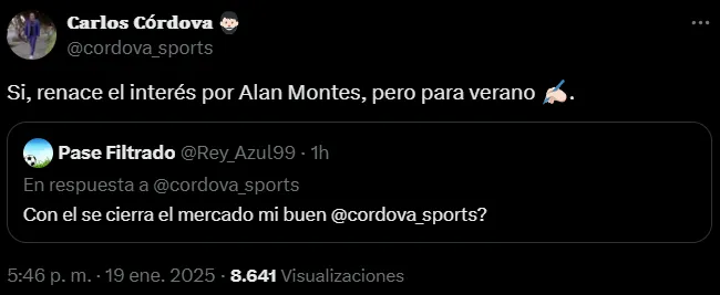 Alan Montes está apuntado por Cruz Azul para el verano. (