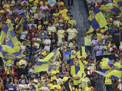 El América se acuerda de Cruz Azul en su celebración