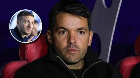 Larcamón habló sobre la situación de Anselmi.