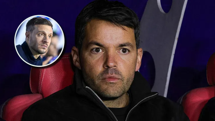 Larcamón habló sobre la situación de Anselmi.