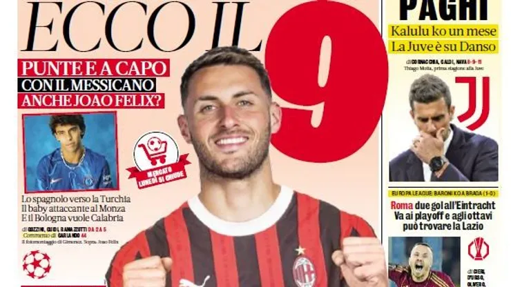 Santi Giménez estaría por llegar al Milan.