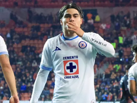El gesto de amor de Luka Romero tras marcar su primer gol en Cruz Azul