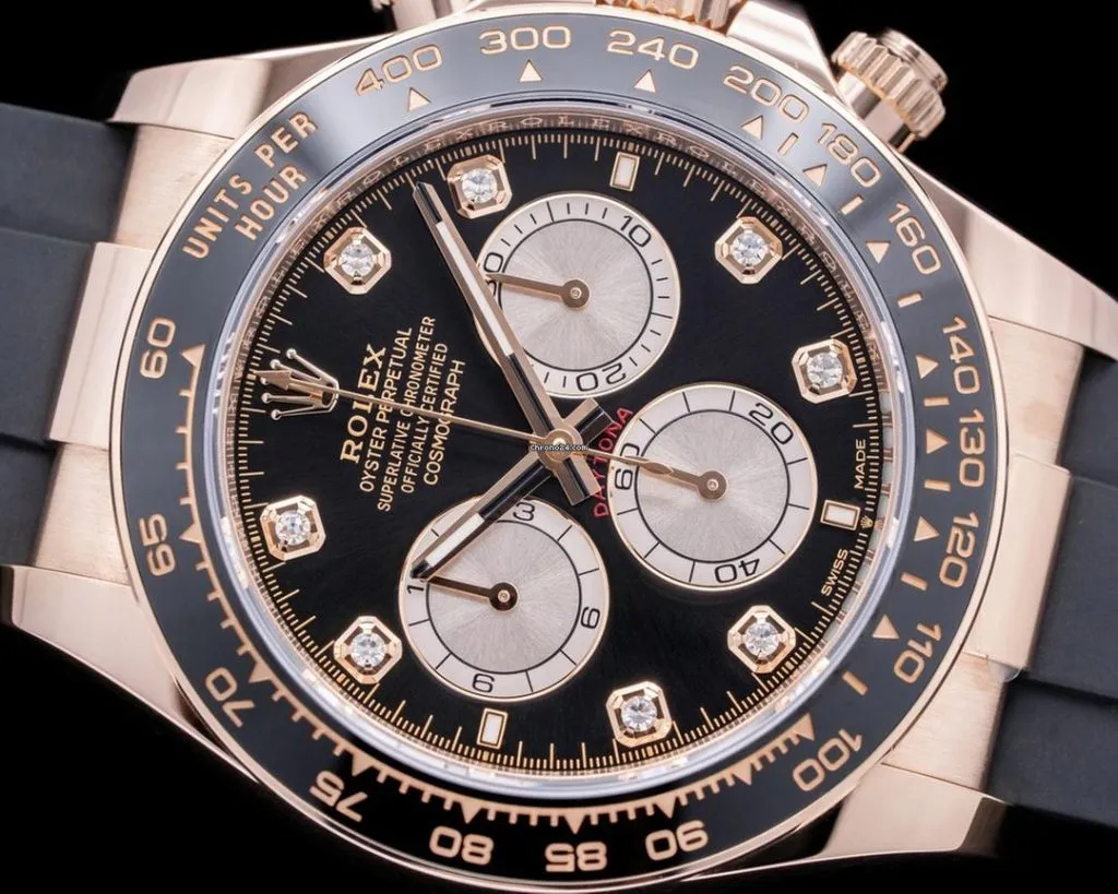 Rolex Daytona en oro rosa con pulsera Oysterflex (Rolex)