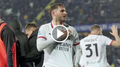 El golazo de Santiago Giménez en su debut en la Serie A con Milan