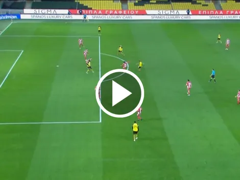 Se queda: El golazo de Pineda tras su supuesta salida del AEK