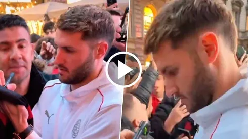 Santi Giménez causa sensación entre los fanáticos.