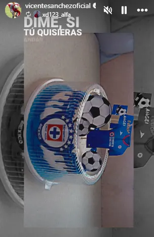 Publicación de Vicente Sánchez en IG