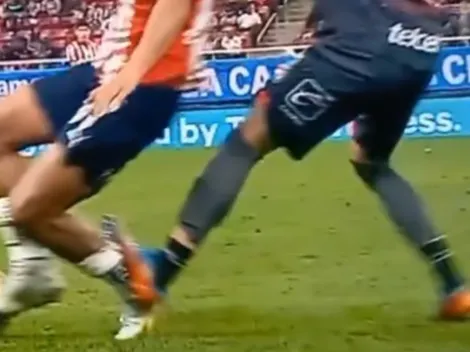 Así se vio la durísima entrada contra Luis Romo