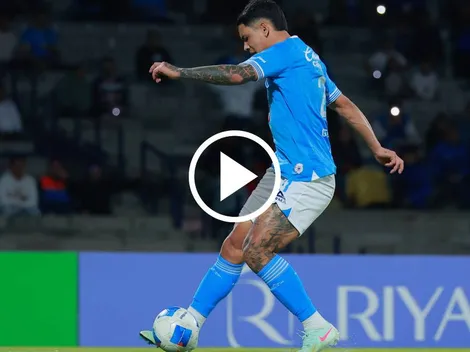 Así fue el doblete del Toro Fernández en la victoria de Cruz Azul