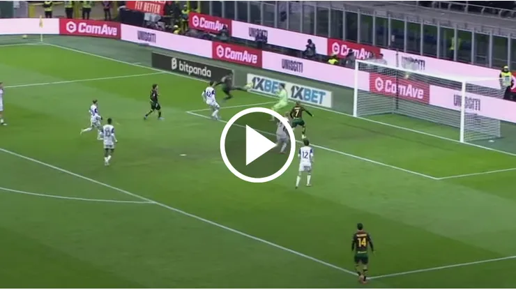 Segundo gol de Santi Giménez en el Milan.