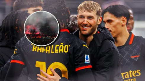 Fanáticos de Milan enloquecen con Santi Giménez.