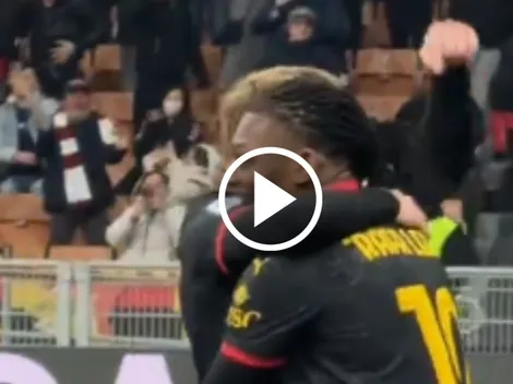 El gesto de grandeza de Giménez con Rafael Leao