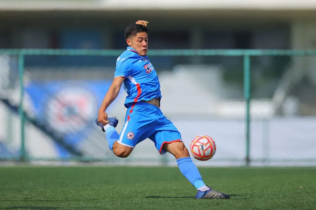 Jesús Haro, en 2022 con Cruz Azul Sub 20. (Imago 7)
