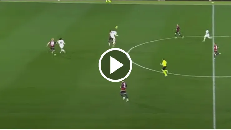 Santi Giménez dio una asistencia para el 1-0 del Milan ante Bolonia.