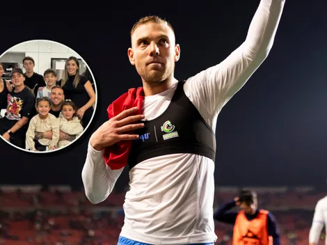 Rotondi festejó su cumpleaños con dos figuras de Cruz Azul