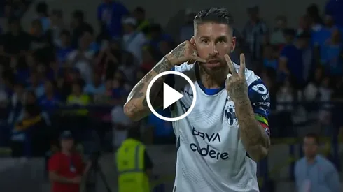 El provocativo festejo de Sergio Ramos tras anotarle a Cruz Azul