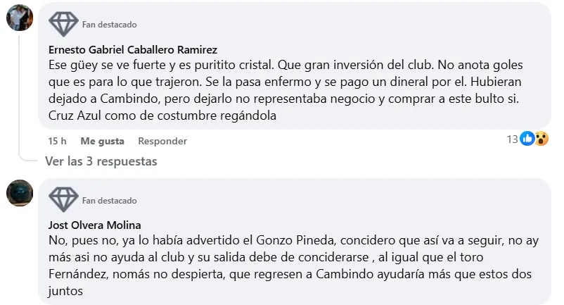 Facebook Vamos Azul