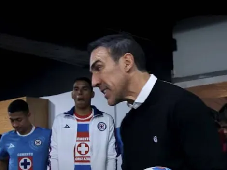 El mensaje que Vicente Sánchez le envió al vestidor de Cruz Azul