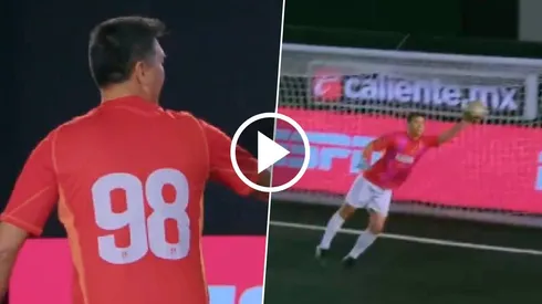 La ex figura de Cruz Azul que ahora se luce como portero