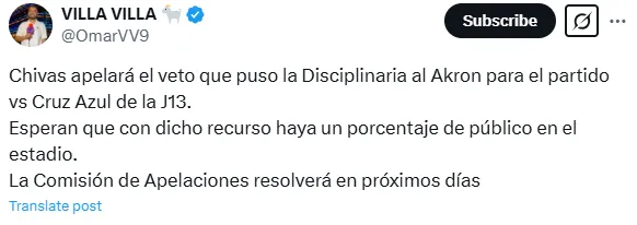Información de Omar Villarreal