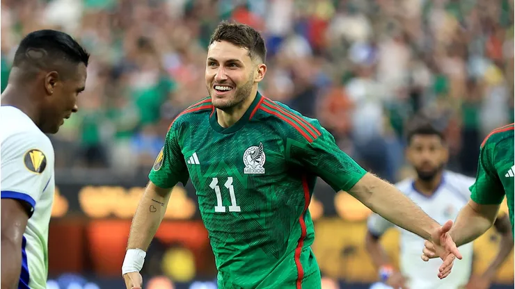Santi Giménez anotó el gol que le dio a México la Copa Oro 2023.