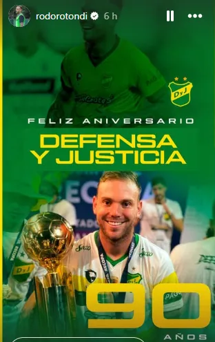 Publicación de Rotondi en IG