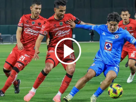 Cruz Azul goleó al Atlas con doblete de Romero y un gol de Fernández