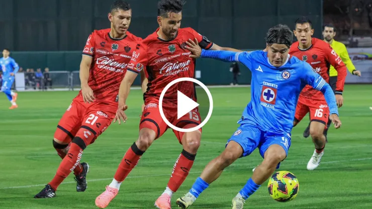 Cruz Azul goleó al Atlas con doblete de Romero y un gol de Fernández