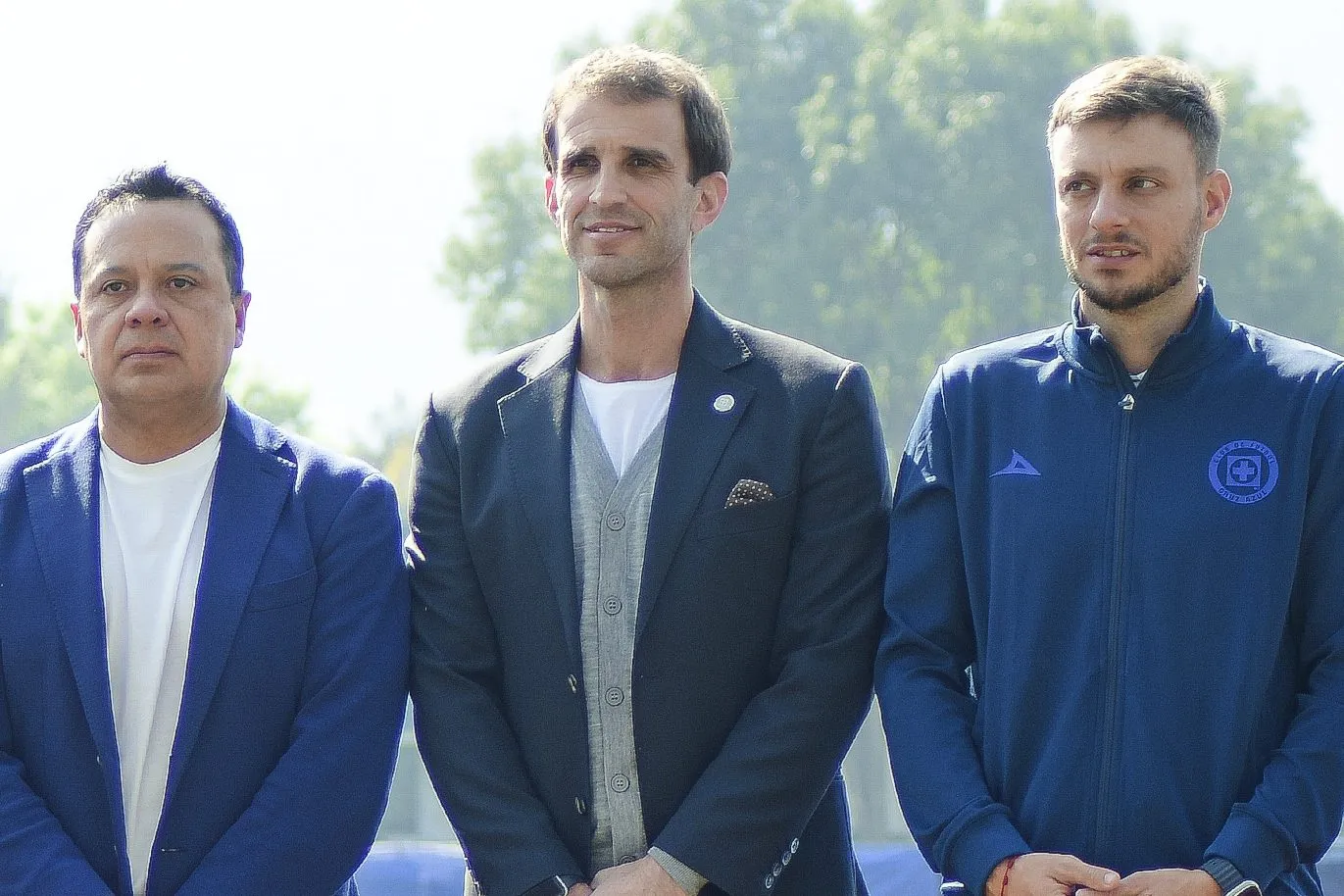 El día que Martín Anselmi fue presentado en Cruz Azul. (JAM Media)