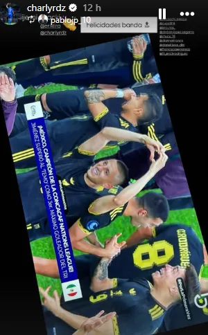 Publicación de Charly en IG (IG Charly Rodríguez)