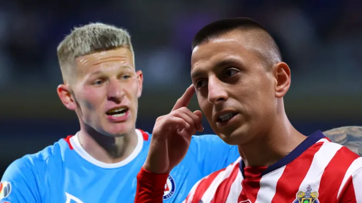 Dos de los mejores futbolistas de la Liga MX: Bogusz y Alvarado.