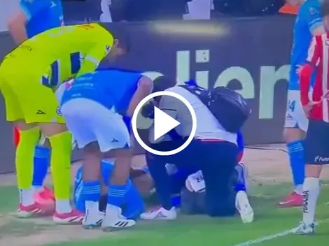 La dura imagen de Omar Campos tras salir de urgencia ante Chivas