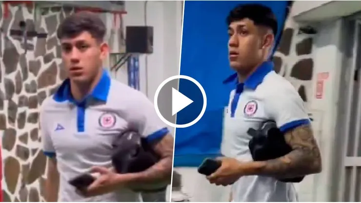 Omar Campos debió retirarse luego de que su rodilla se trabe en el césped.
