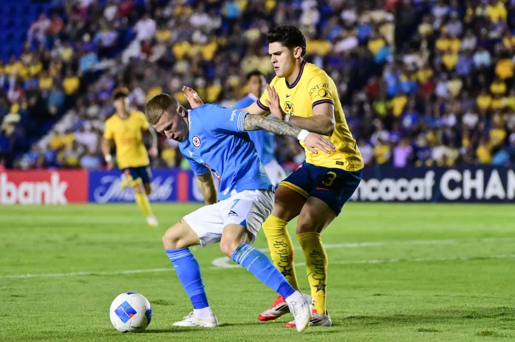 Cruz Azul y América entregaron un aburrido empate en la ida de cuartos de final de Concachampions. (Imago7)