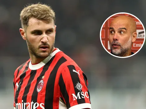 ¿Pep Guardiola dirigirá a Santi Giménez en el Milan?