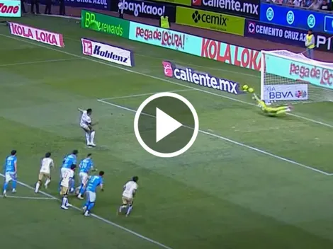 Kevin Mier y su lance para atajar un penalti a Pumas