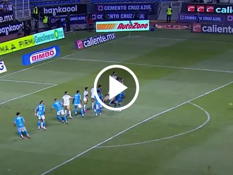 El zapatazo al ángulo de Andrés Montaño contra Pumas