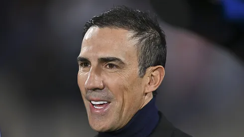 El entrenador uruguayo compareció ante los medios de comunicación y habló del partido del próximo martes.