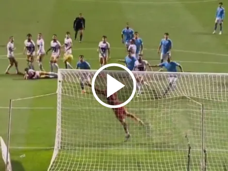No se vio por TV: la toma perfecta del golazo de Montaño